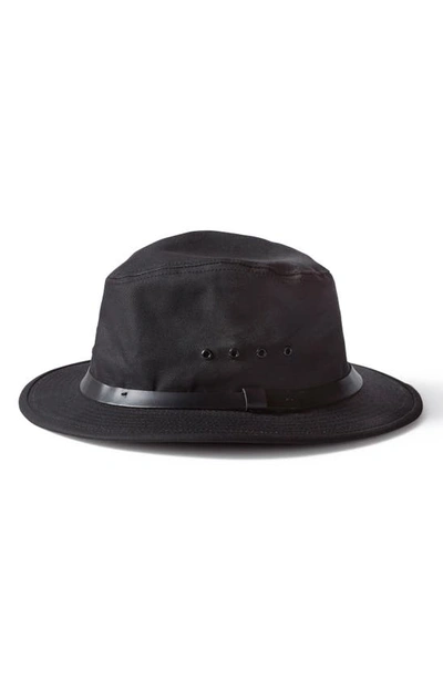 Shop Filson Tin Packer Hat In Black