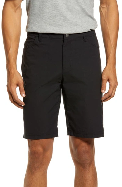 Shop Adidas Golf Go-to Water Repellent Five Pocket Shorts In Black