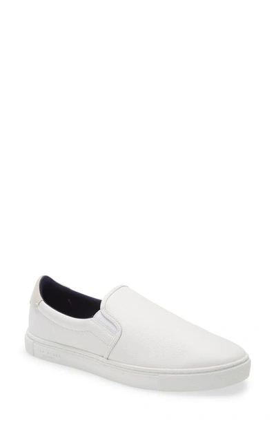 Shop Ted Baker Bitula Slip-on Trainer Sneaker In White
