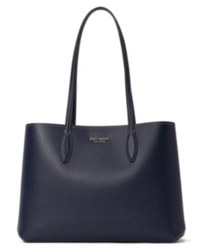 Shop Kate Spade New York All Day Large Tote In Blazer Blue/gold