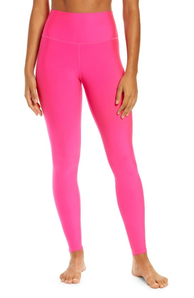 Shop Alo Yoga Airlift High Waist Leggings In Neon Pink