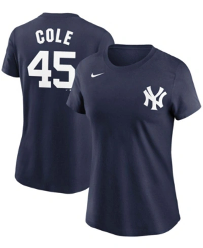 Shop Nike Women's Gerrit Cole Navy New York Yankees Name Number T-shirt