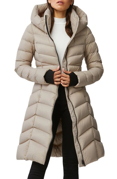 Soia Kyo Lita Sustainable Lightweight Long Down Coat In Fawn ModeSens
