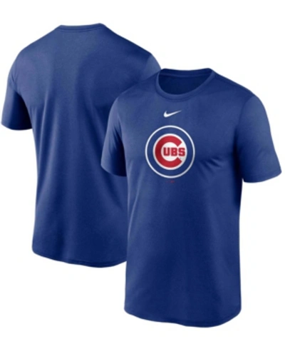 Shop Nike Men's Royal Chicago Cubs Large Logo Legend Performance T-shirt
