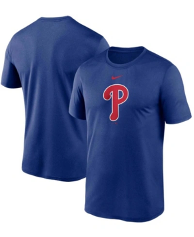 Shop Nike Men's Royal Philadelphia Phillies Large Logo Legend Performance T-shirt