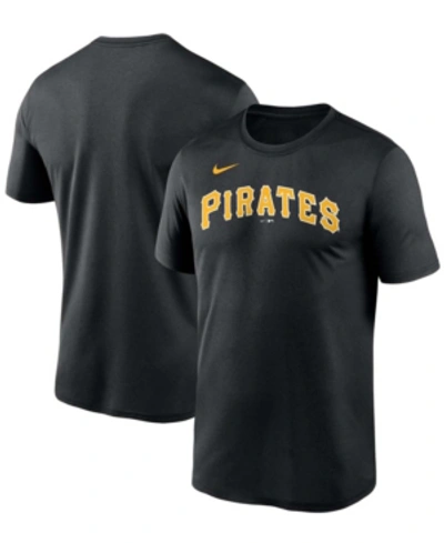 Nike Black Pittsburgh Pirates Legend Fuse Wordmark T-shirt In Black