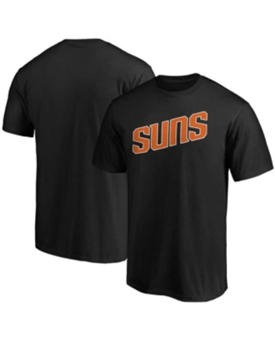 Shop Fanatics Men's Big And Tall Black Phoenix Suns Alternate Wordmark T-shirt