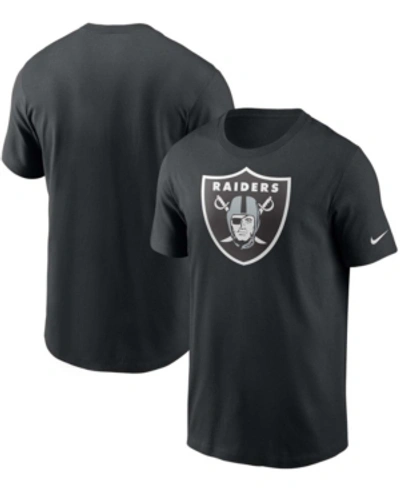 Shop Nike Men's Black Las Vegas Raiders Primary Logo T-shirt