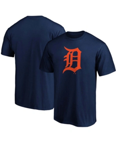 Shop Fanatics Men's Navy Detroit Tigers Official Logo T-shirt