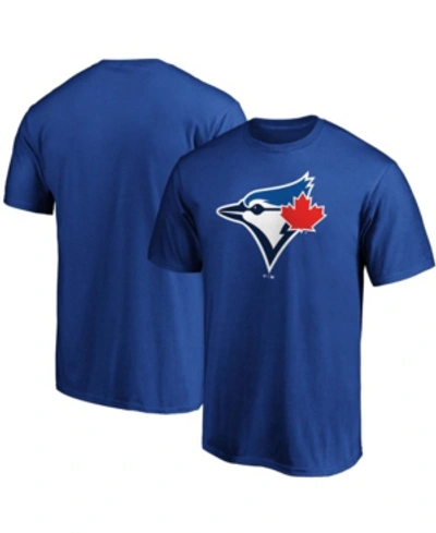 Shop Fanatics Men's Royal Toronto Blue Jays Official Logo T-shirt