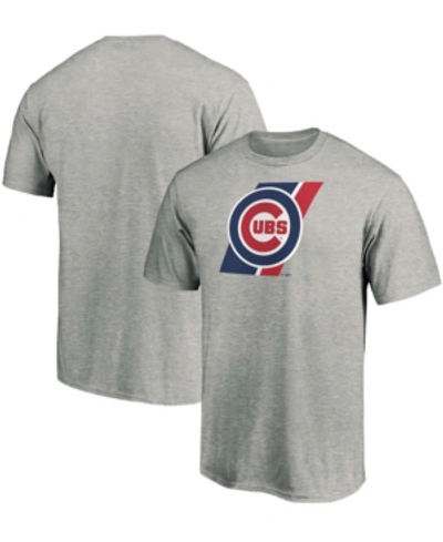 Shop Fanatics Men's Heathered Gray Chicago Cubs Prep Squad T-shirt In Heather Gray