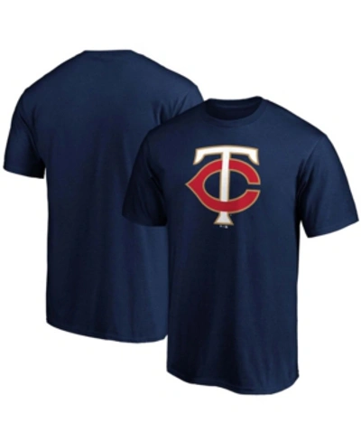 Shop Fanatics Men's Navy Minnesota Twins Official Logo T-shirt