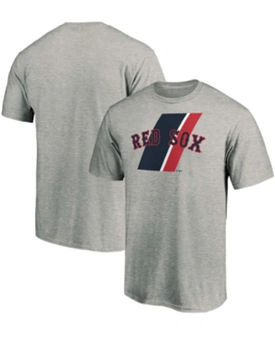 Shop Fanatics Men's Heathered Gray Boston Red Sox Prep Squad T-shirt In Heather Gray