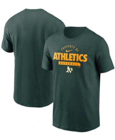 Shop Nike Men's Green Oakland Athletics Primetime Property Of Practice T-shirt