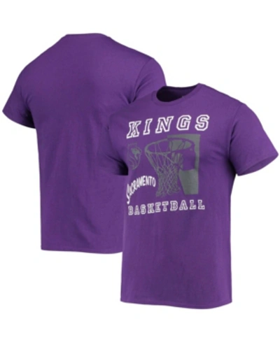 Shop Junk Food Men's Purple Sacramento Kings Slam Dunk T-shirt