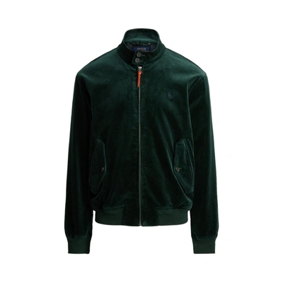 Shop Ralph Lauren Stretch Corduroy Jacket In College Green