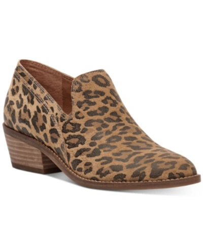 Shop Lucky Brand Women's Feltyn Booties Women's Shoes In Leopard