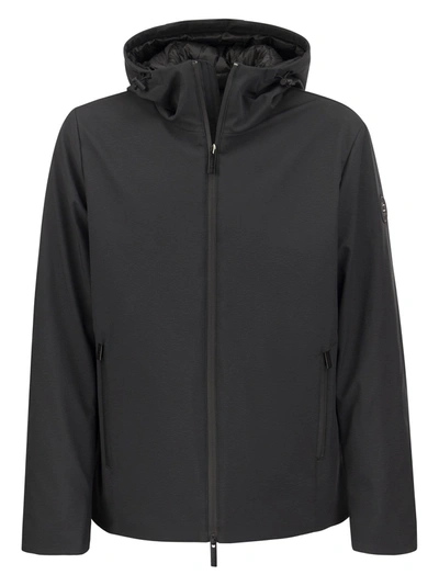 Shop Woolrich Pacific Jacket In Soft Shell In Black