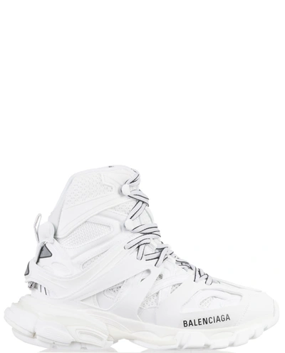 Shop Balenciaga White Track Hike Sneakers