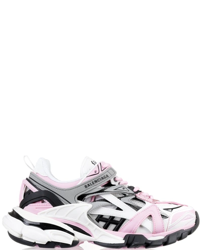 Shop Balenciaga Pink Track 2.0 Sneakers In Rosa/grigio