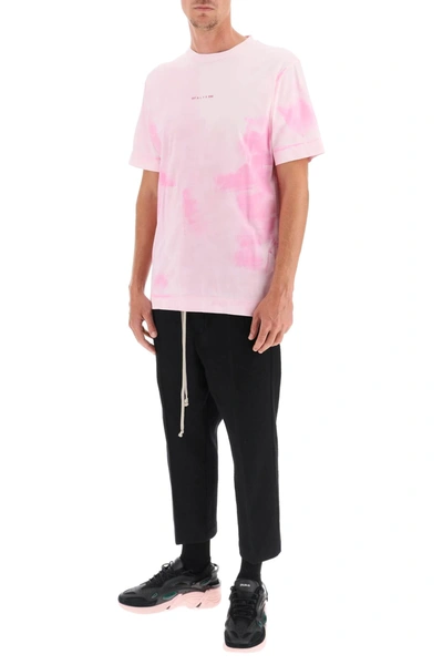Shop Alyx Nightmare Print Tie-dye T-shirt In Pink