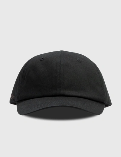 Shop Acne Studios Twill Baseball Cap In Black