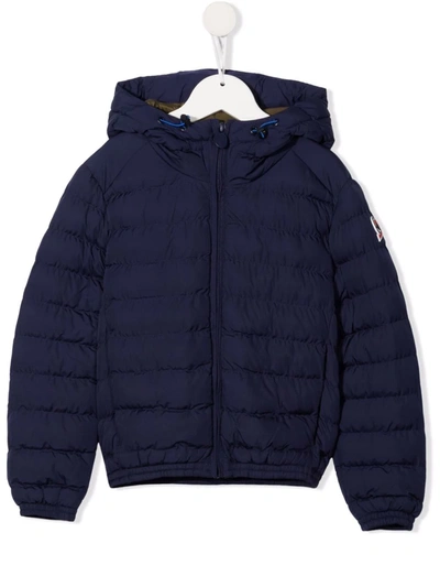 Shop Invicta Boys Padded Jacket In 蓝色