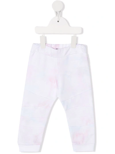 TIE-DYE LOGO EMBOSSED TROUSERS