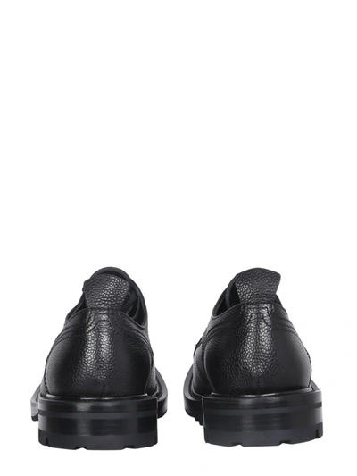 Shop Alexander Mcqueen Lace-up Worker Shoes In Black