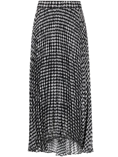 Shop Ba&sh Abstract Dot-print Skirt In Schwarz