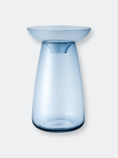 Shop Kinto Aqua Culture Vase 120mm / 5in In Blue