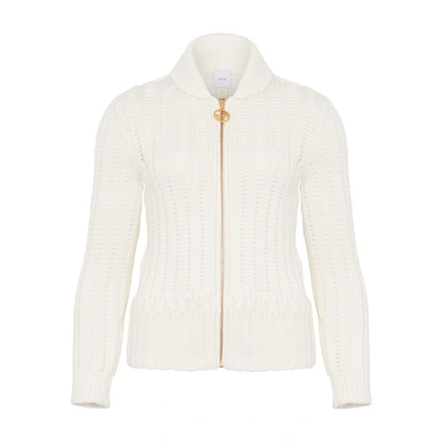 Shop Patou Knitted Blouson In White