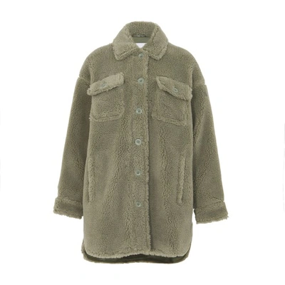 Shop Stand Studio Sabi Jacket In Pea Green