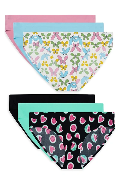 Shop Aqs Seamless Bikini Underwear In Multi Color