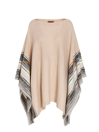 Shop Missoni Poncho In Multicolor