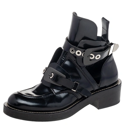 Balenciaga black ceinture boots online