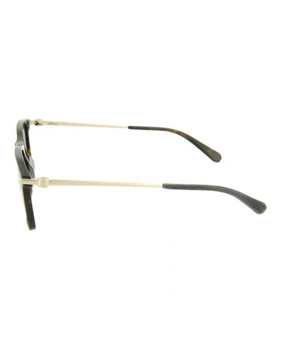 Shop Brioni Square/rectangle Sunglasses In Black