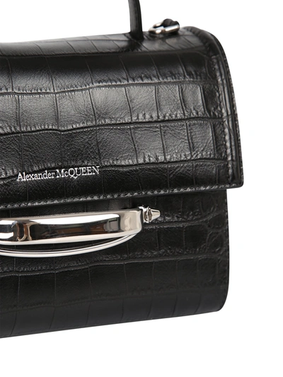 Shop Alexander Mcqueen The Story Leather Bag In Black