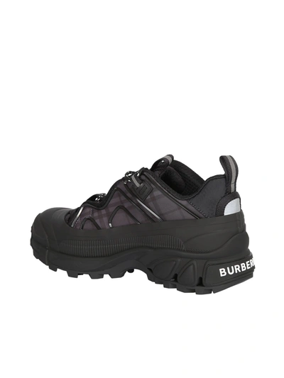 Shop Burberry Arthur Sneakers In Grey