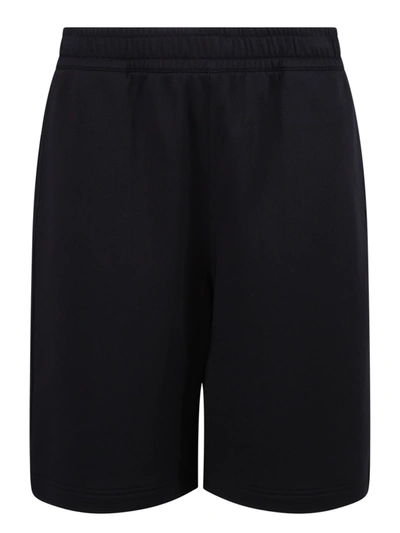 Shop Burberry Cotton Bermuda Shorts In Black