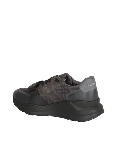 Shop Burberry Ramsey Sneakers In Grey