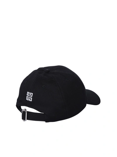 Shop Givenchy Cotton Baseball Hat In Black