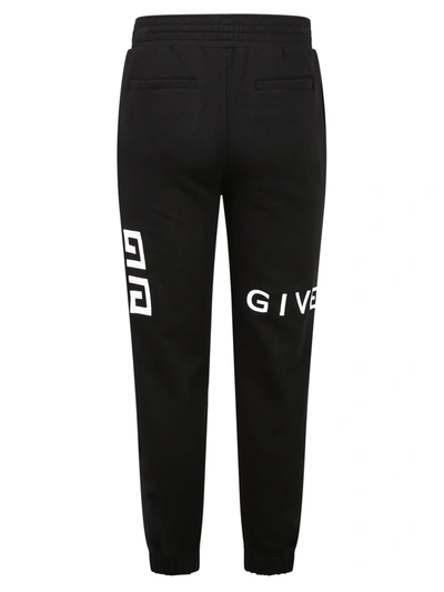 Shop Givenchy Cotton Trousers In Black