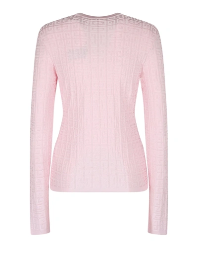 Shop Givenchy Printed Sweater In Pink