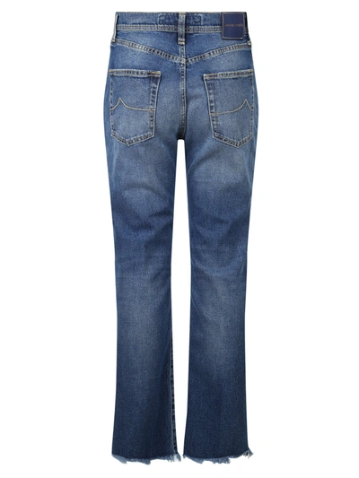 Shop Jacob Cohen Denim Jeans In Blue