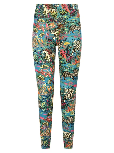 Shop La Doublej Multicolor Leggins Jungle