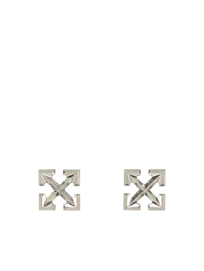 Off-White Multicolor Anodized Mini Arrows Earrings