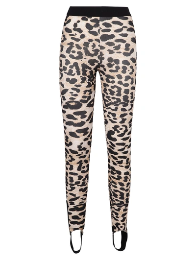 Shop Paco Rabanne Leopard Print Leggings In Multi