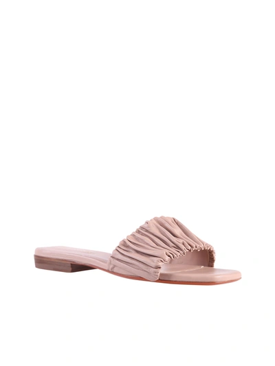 Shop Santoni Leather Sandals In Pink