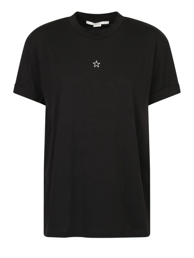 Shop Stella Mccartney Cotton T-shirt In Black
